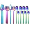 Desserts Soup Coffee Use 16pcs Table Decor Cutlery Sets